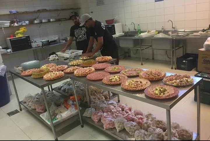 Montagem de buffet Célio Eventos 11